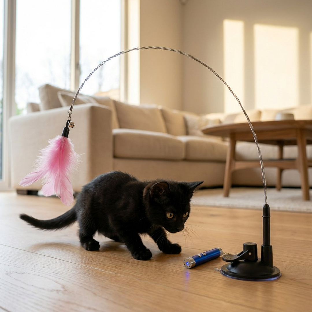 Flash's Play Kit — Teaser Toy + Laser Toy